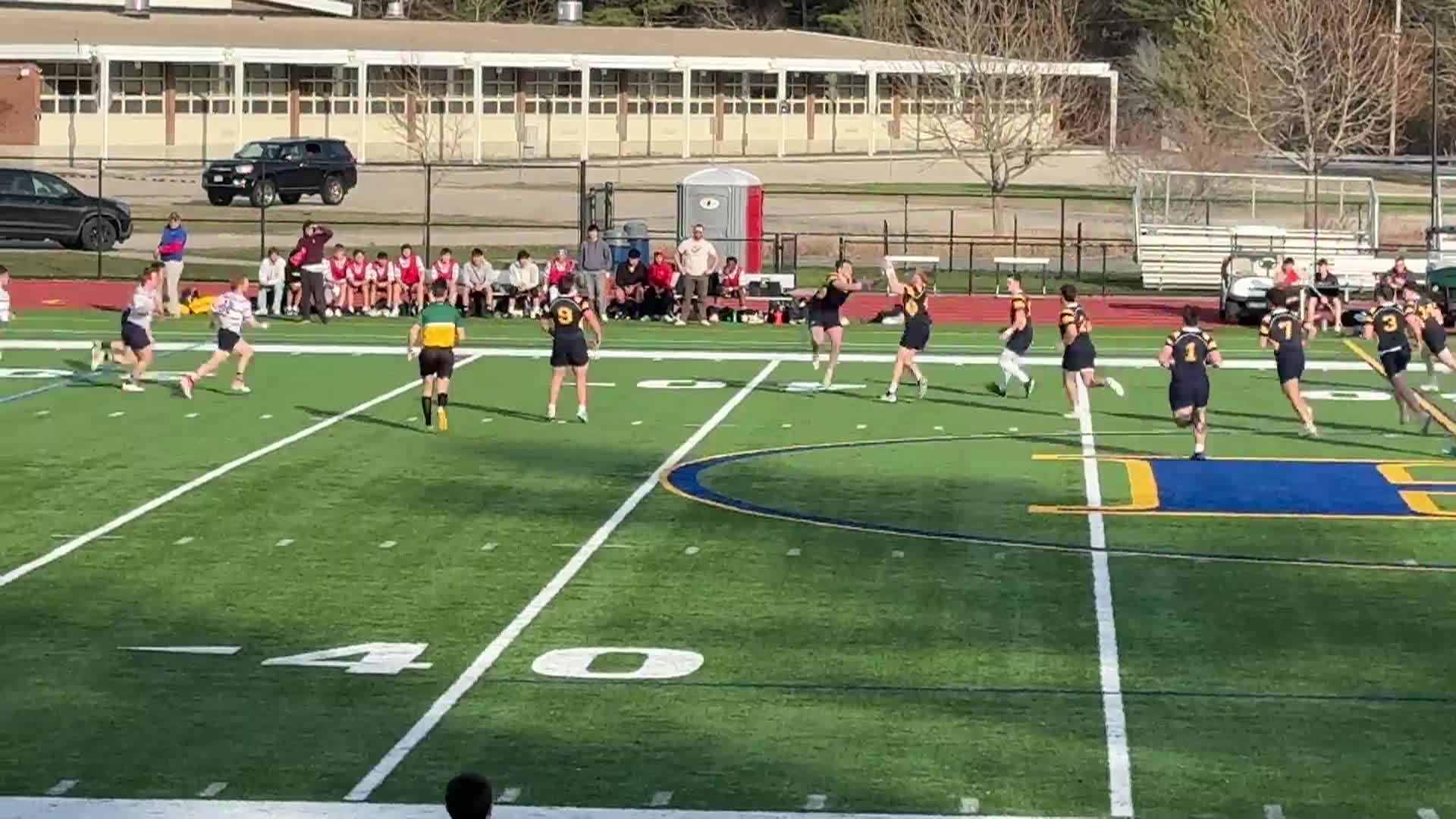 Hanover boys Rugby vs. Brookline High School