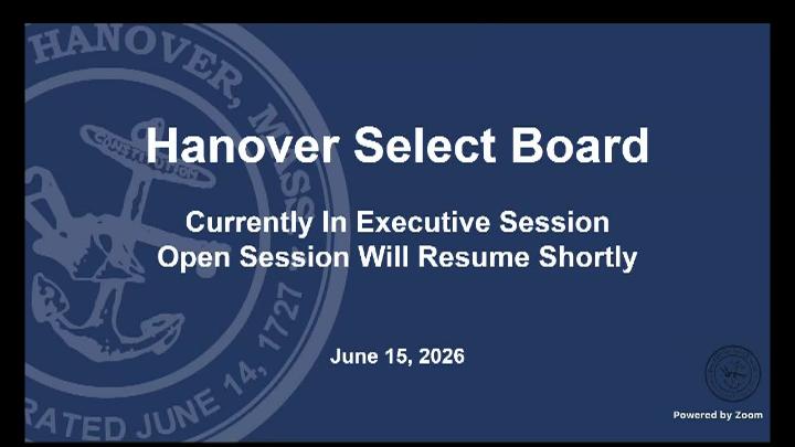 Thumbnail image for Town of Hanover Select Board Meeting 6-15-26