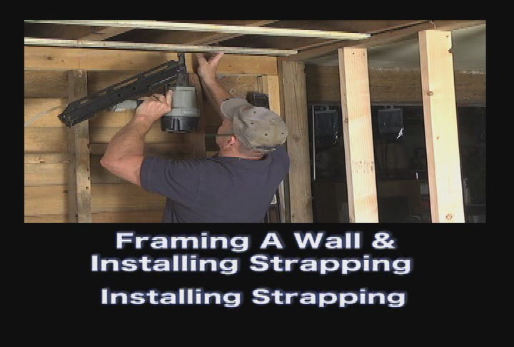 Thumbnail image for Around the House: Frame A Wall Install Strapping